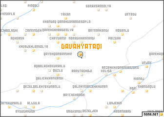 map of Davah Yātāqī