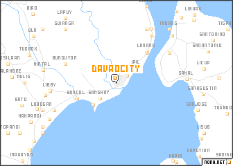 map of Davao City