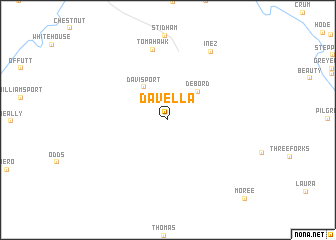 map of Davella