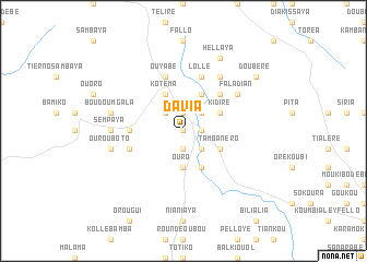 map of Davia