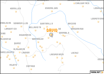 map of David