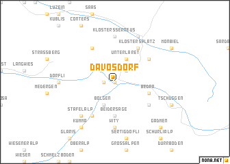 map of Davos Dorf