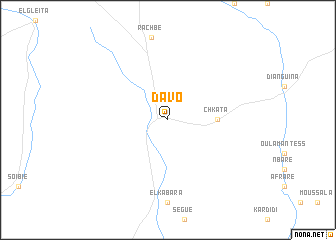 map of Davo