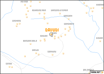 map of Dāvūdī