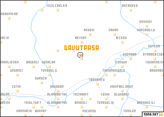 map of Davutpaşa
