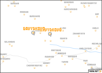 map of Davydkovo