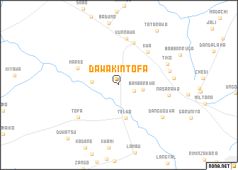 map of Dawakin Tofa