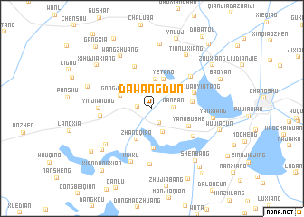 map of Dawangdun