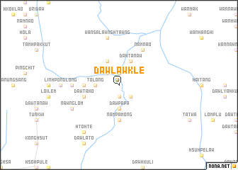map of Dawlaw-klè