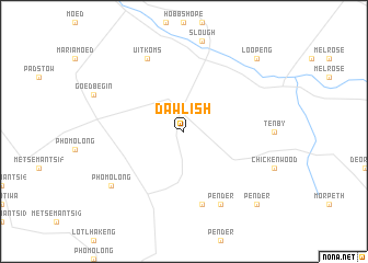 map of Dawlish