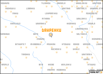 map of Dawpè-hku