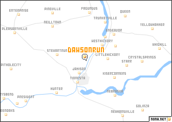 map of Dawson Run