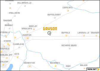 map of Dawson