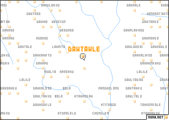 map of Dawtaw-lè