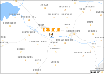 map of Dawucun