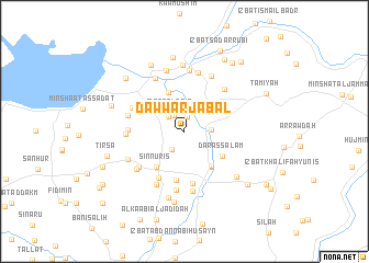 map of Dawwār Jabal
