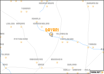 map of Dayari