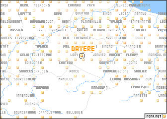 map of Dayere