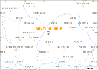 map of Dayeuh-luhur