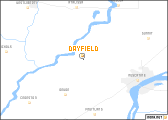 map of Dayfield