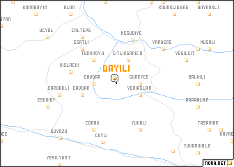 map of Dayılı