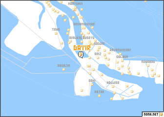 map of Dāyir