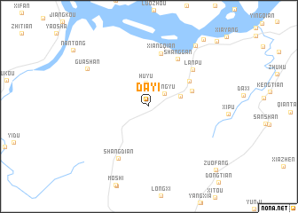 map of Dayi