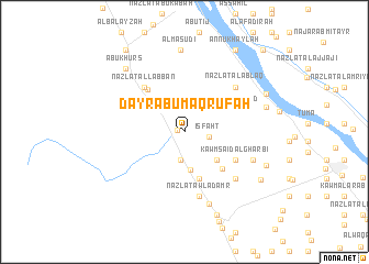 map of Dayr Abū Maqrūfah