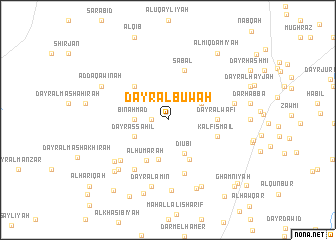 map of Dayr al Buwāḩ