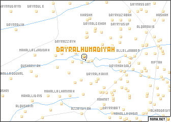 map of Dayr al Ḩumādīyah