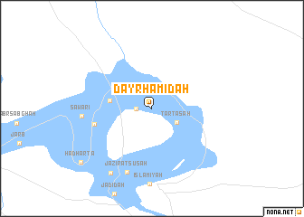 map of ((Dayr Ḩamīdah))