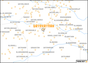 map of Dayr Kaynah
