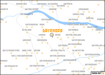 map of Dayr Mora
