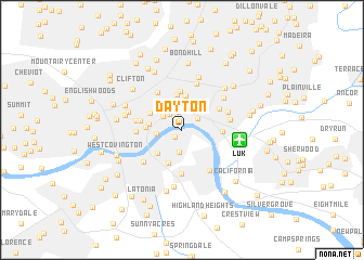 map of Dayton