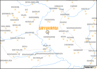 map of Dāyū Kandī
