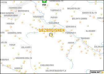 map of Dazangīsheh