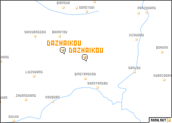 map of Dazhaikou