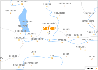 map of Dazhai