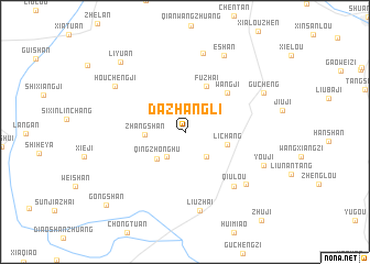 map of Dazhangli