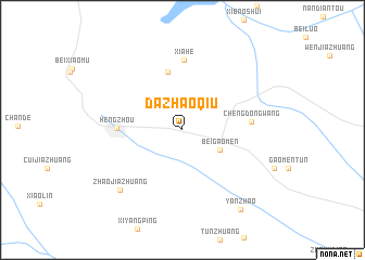 map of Dazhaoqiu