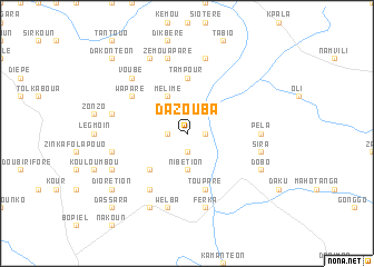 map of Dazouba