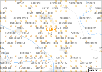 map of De Aa