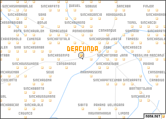 map of Deacunda