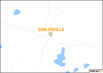 map of Dealesville