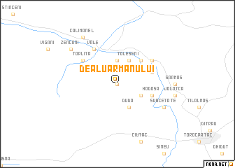 map of Dealu Armanului