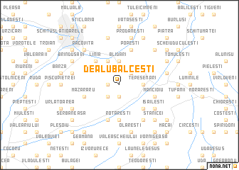 map of Dealu Bălceşti