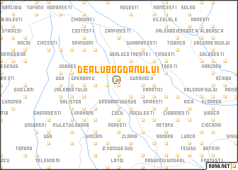 map of Dealu Bogdanului