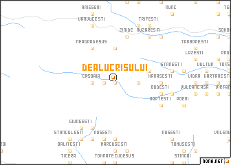 map of Dealu Crişului