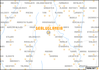 map of Dealu Glămeia