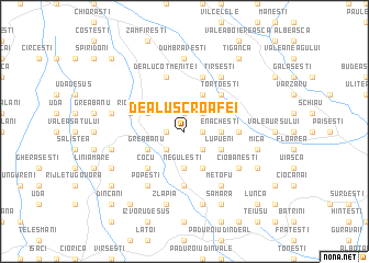 map of Dealu Scroafei